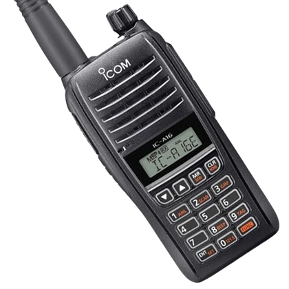 ICOM IC-A16E VHF portable airband radio with Bluetooth