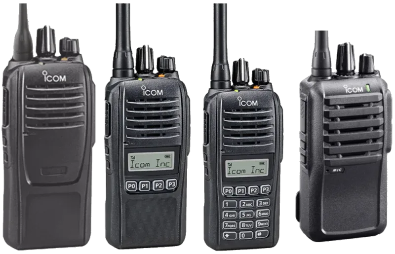 Icom IC-A16E aviation handheld radios for drone pilots
